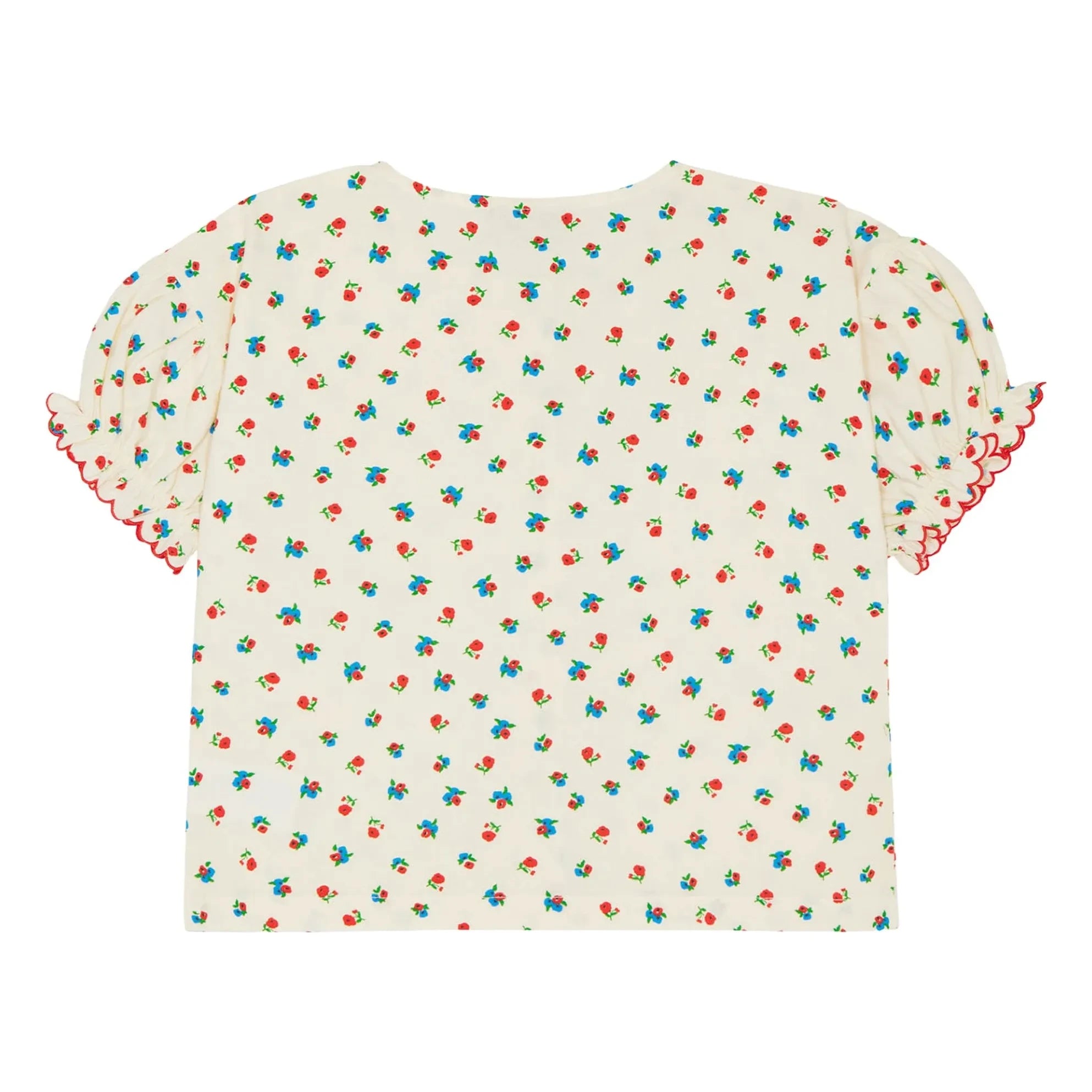 The Campamento - Floral Blouse | Ecru