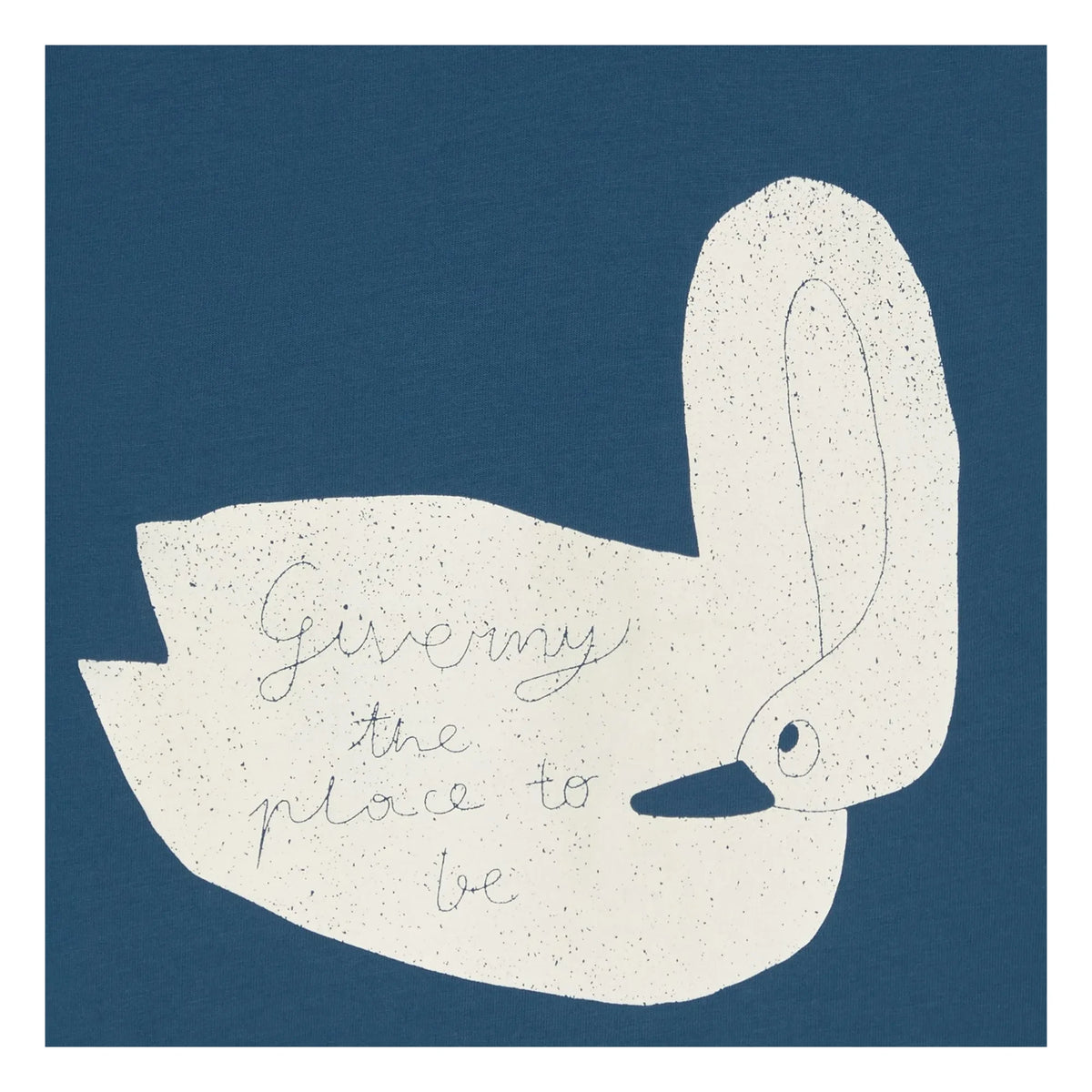 Tinycottons - Swan Organic Cotton T-Shirt | Navy
