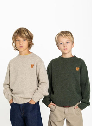 Hundred Pieces - Mika Merino Wool Sweater | Olive