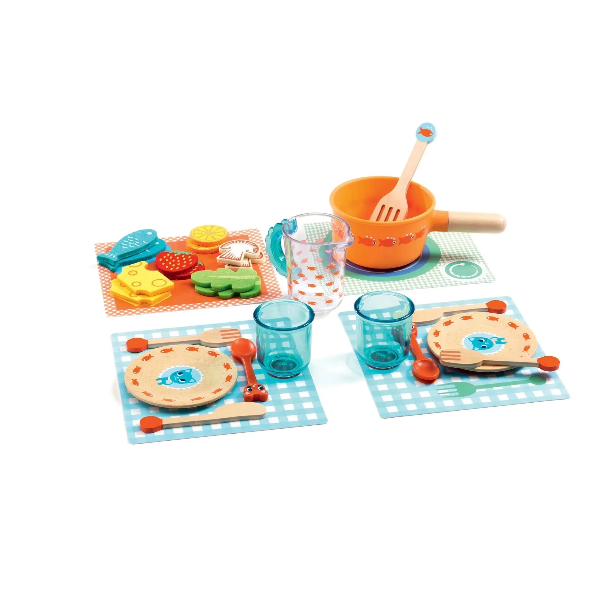 Djeco - Kitten Toy Tea Set