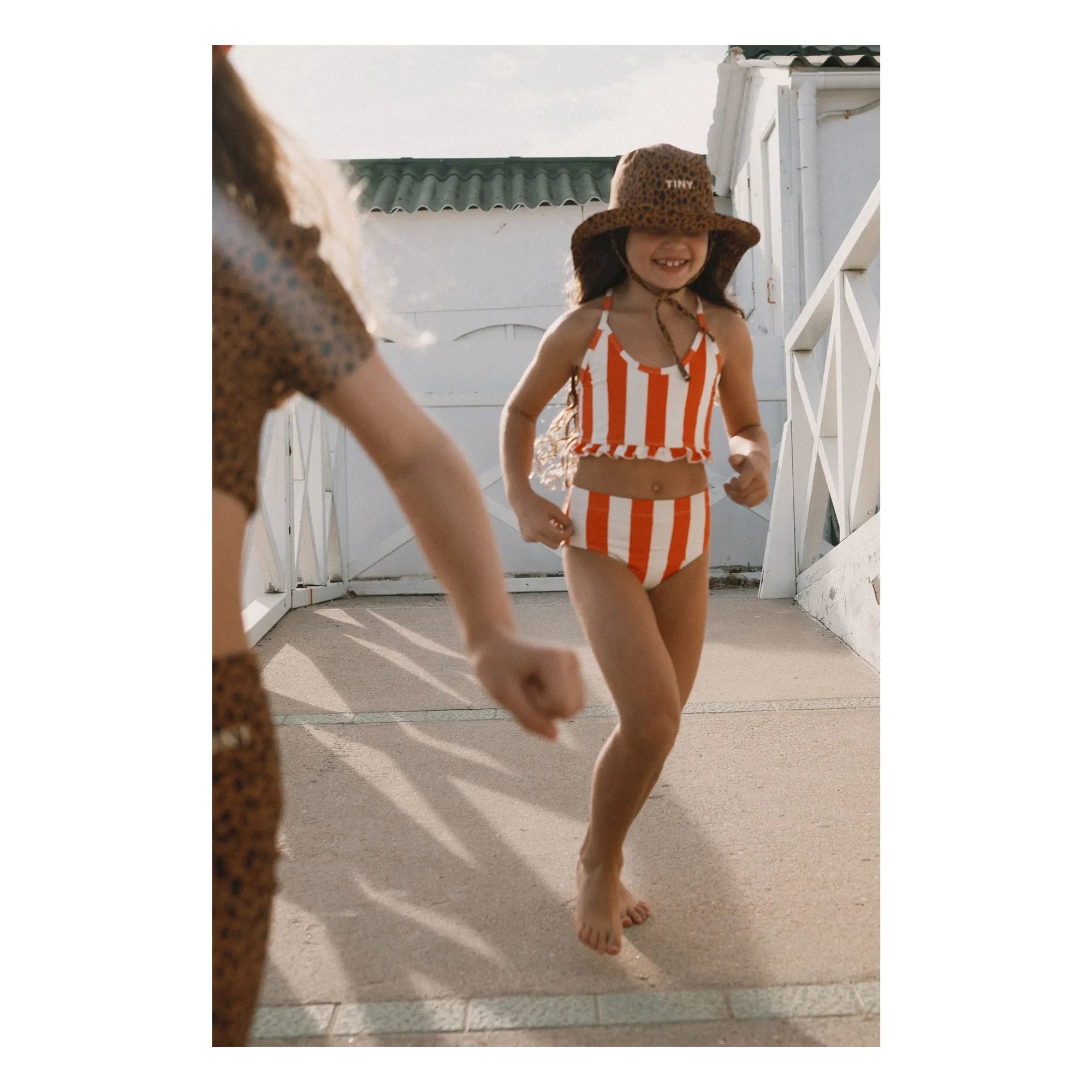 Tinycottons - Striped Swimsuit | Red