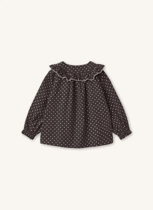 Fliink - Dotted Blouse | Brown