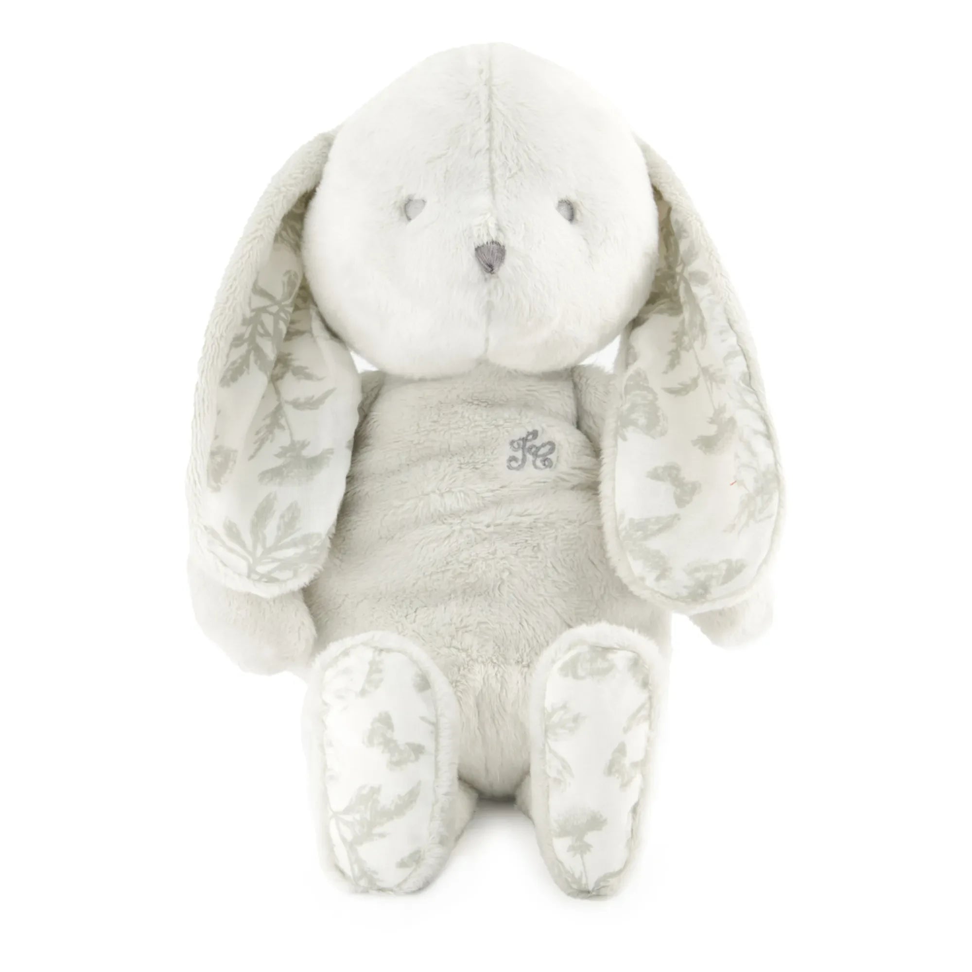 Tartine et Chocolat - Augustin Bunny Plush Toy Toile de Jouy | Light Grey