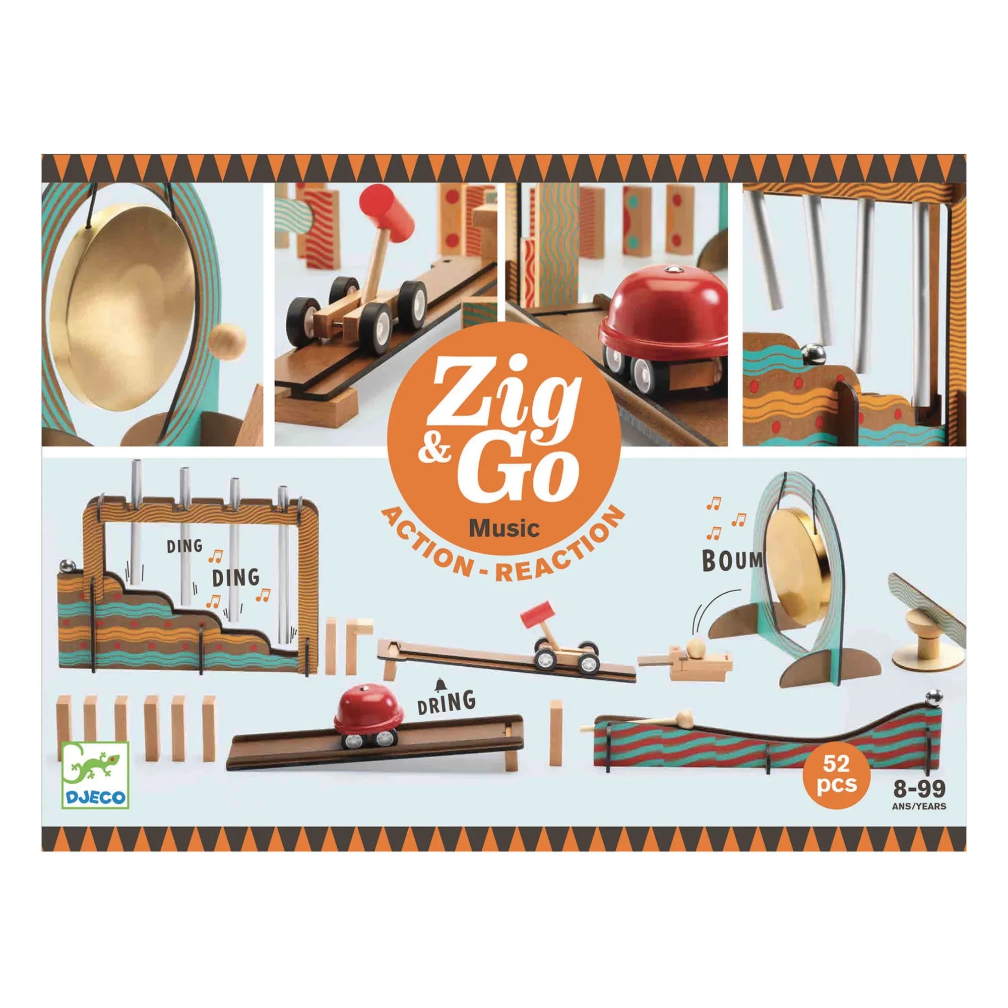 Djeco - Zig & Go Music - 52 Pieces