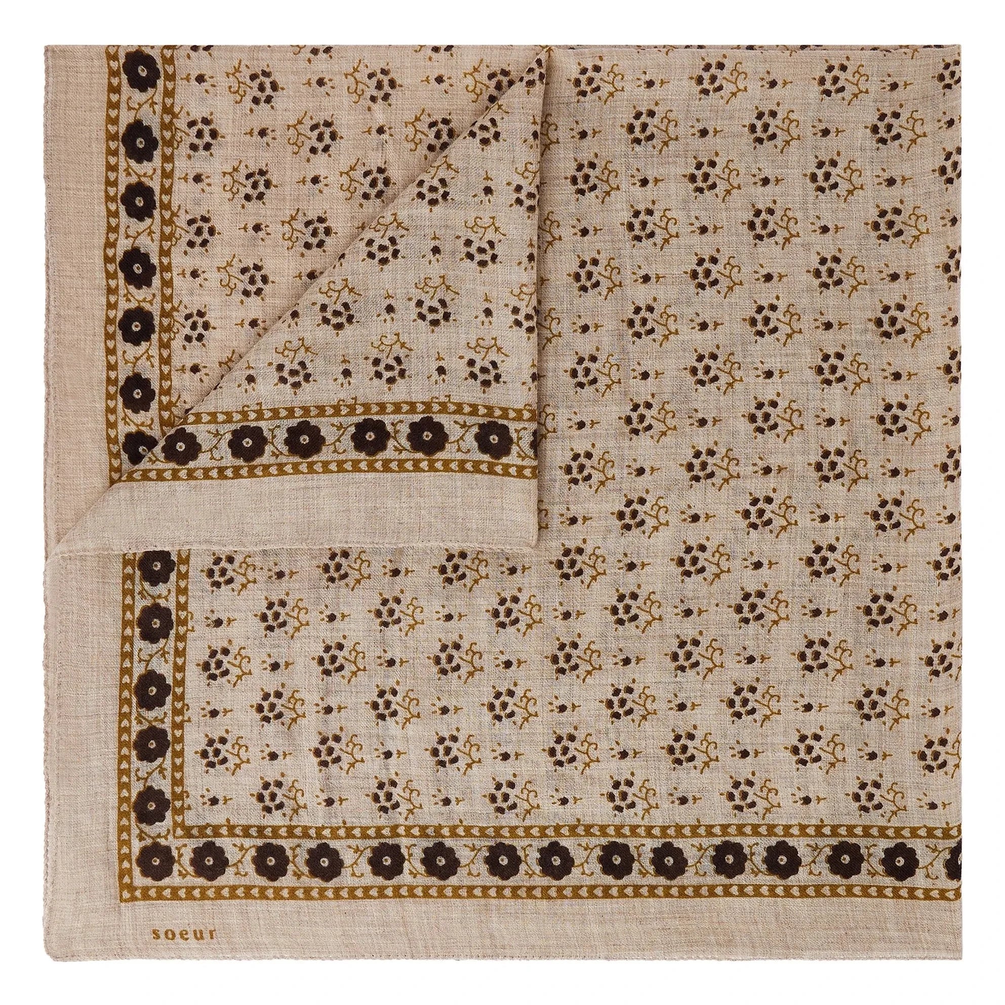 Soeur - Eşarp C Twill Laine | Bej