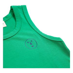 Bobo Choses - Have Fun Face Modal and organic cotton tank top | Green