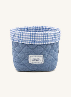 Editions Aimable - Paul storage basket | Blue Chambray
