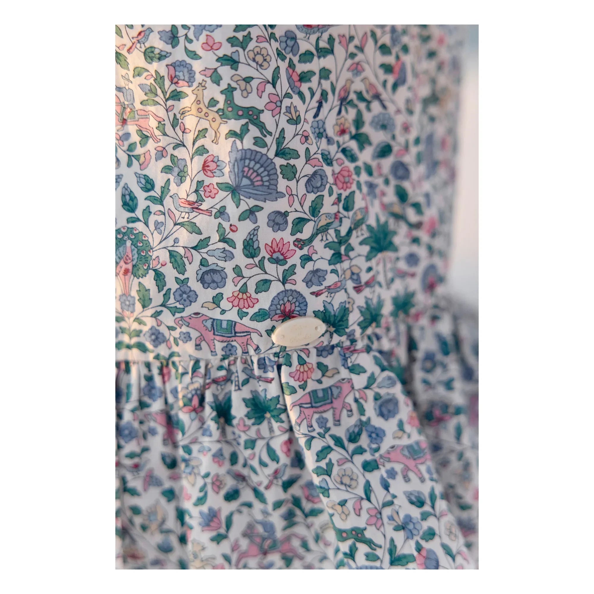Tartine et Chocolat - Liberty Blouse and Shorts Set | White