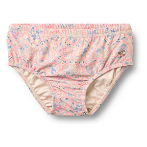 Wheat - Cilia Fleurie Recycled Fibre Baby Swimsuit | Light Pink