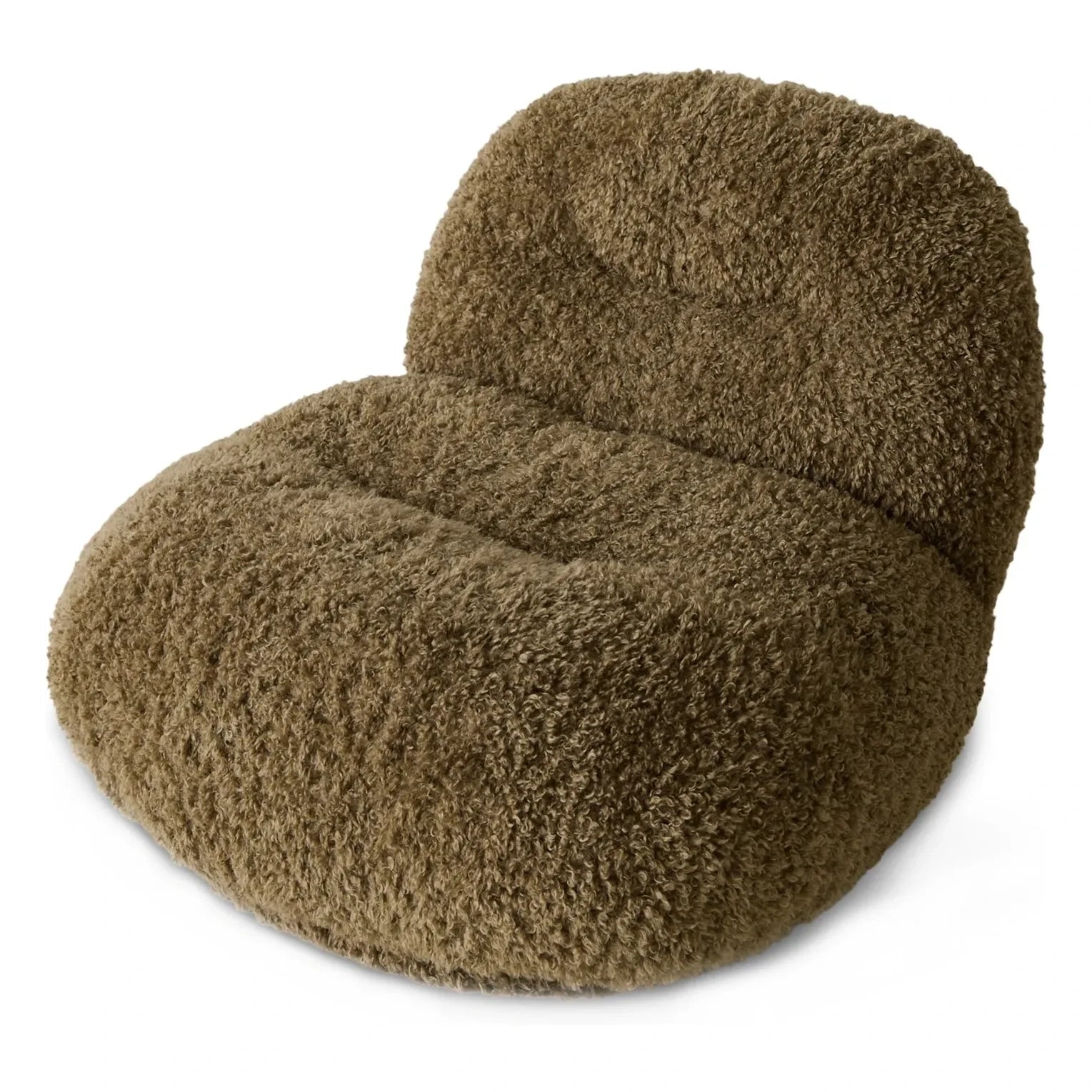 HKliving - Meloa Lounge Armchair | Charcoal Brown