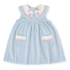 Goldie + Ace - Striped Sailor Dress | Blue