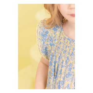 Bonton - Nena Fleurie Dress | Blue