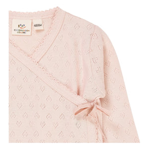 Copenhagen Colors - Body Cache-Coeur Pointelle Organic Cotton | Pale Pink