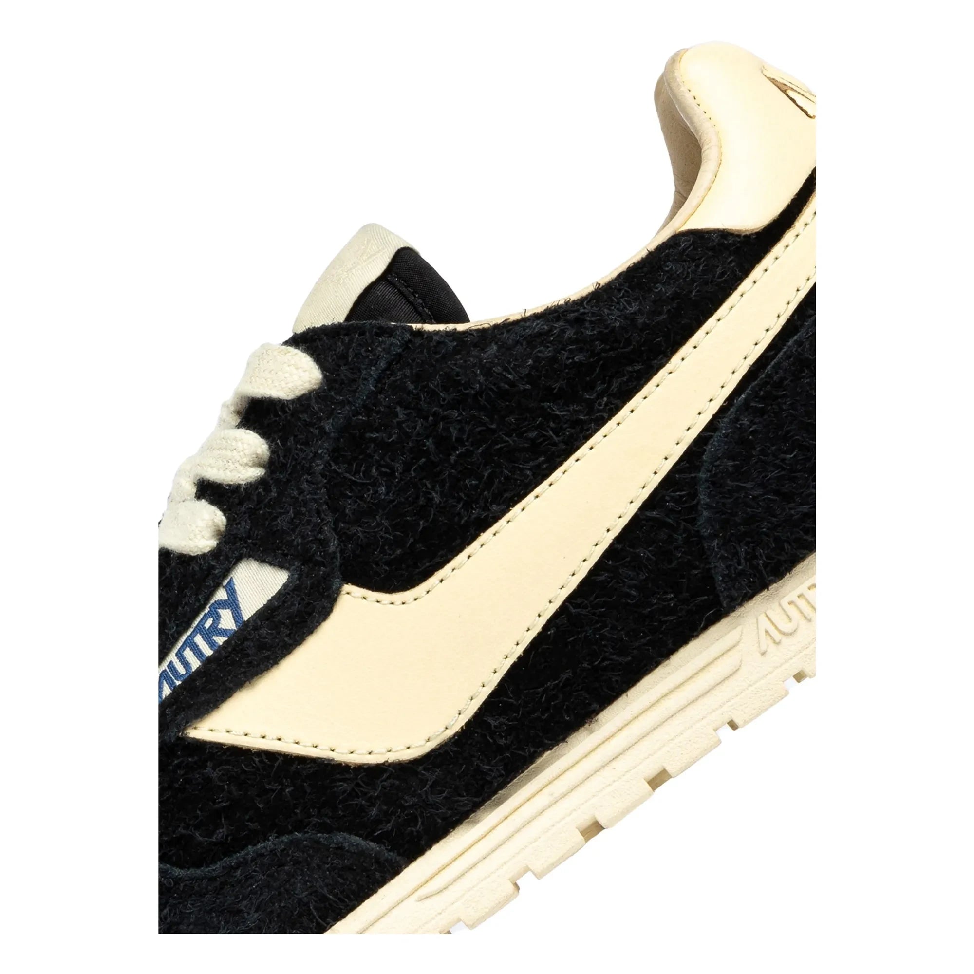 Autry - Windspin Low Two-Tone Suede & Leather Sneakers | Black