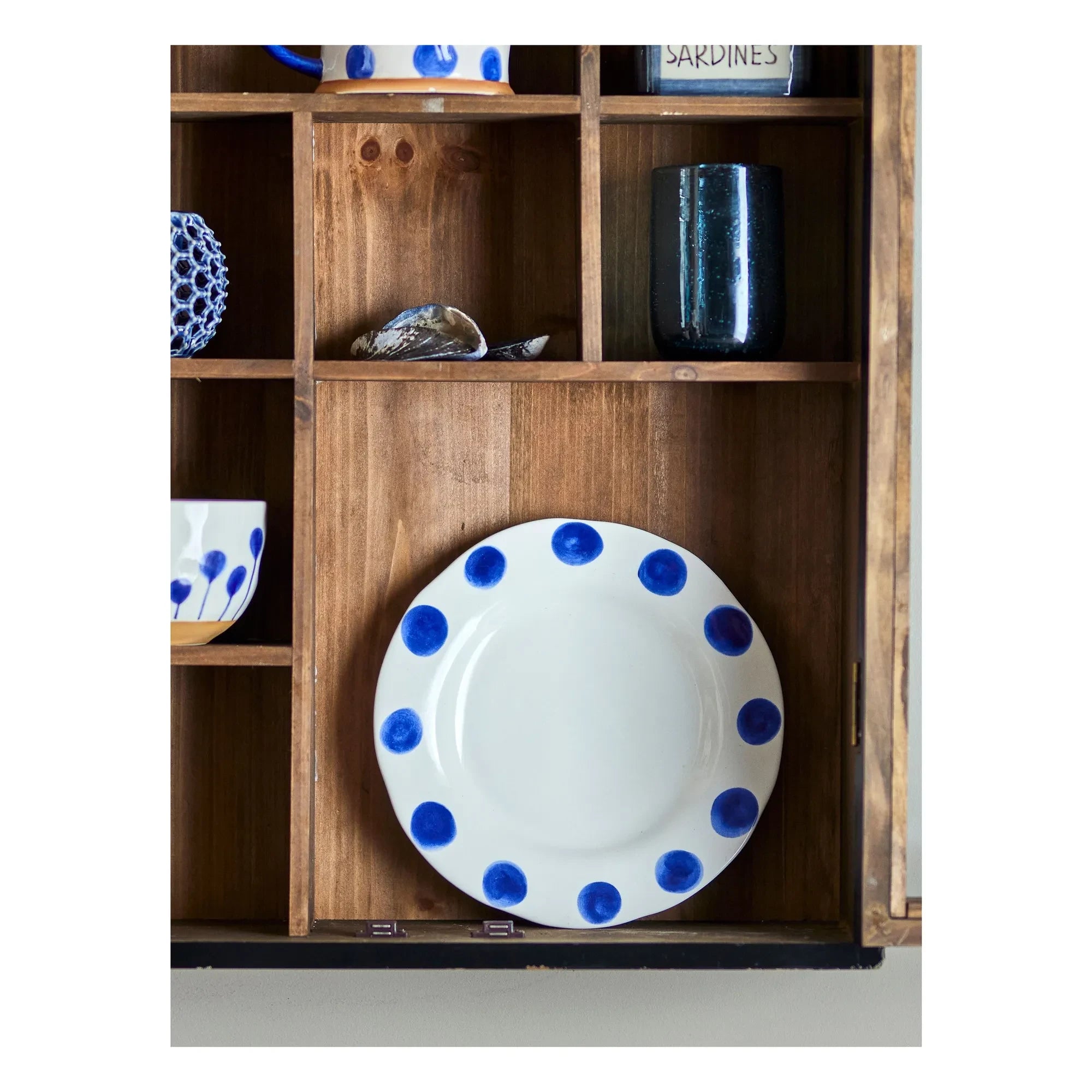 Bloomingville - Linora dessert plates - Set of 3 | Blue