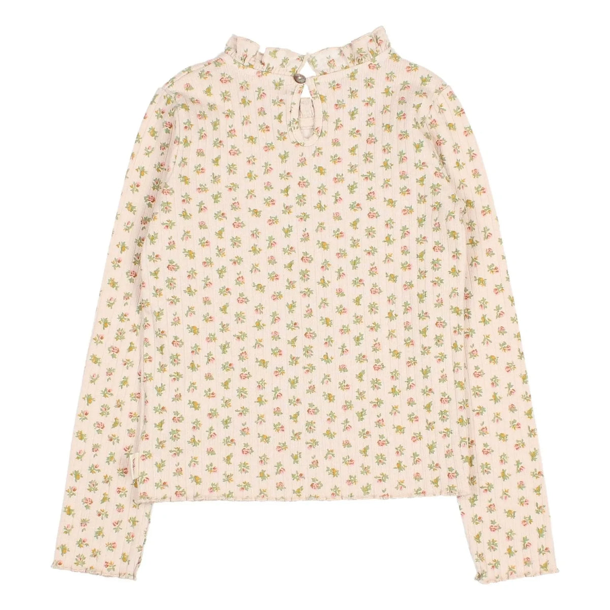 Búho - Floral Cottage Ribbed T-Shirt | Light Pink