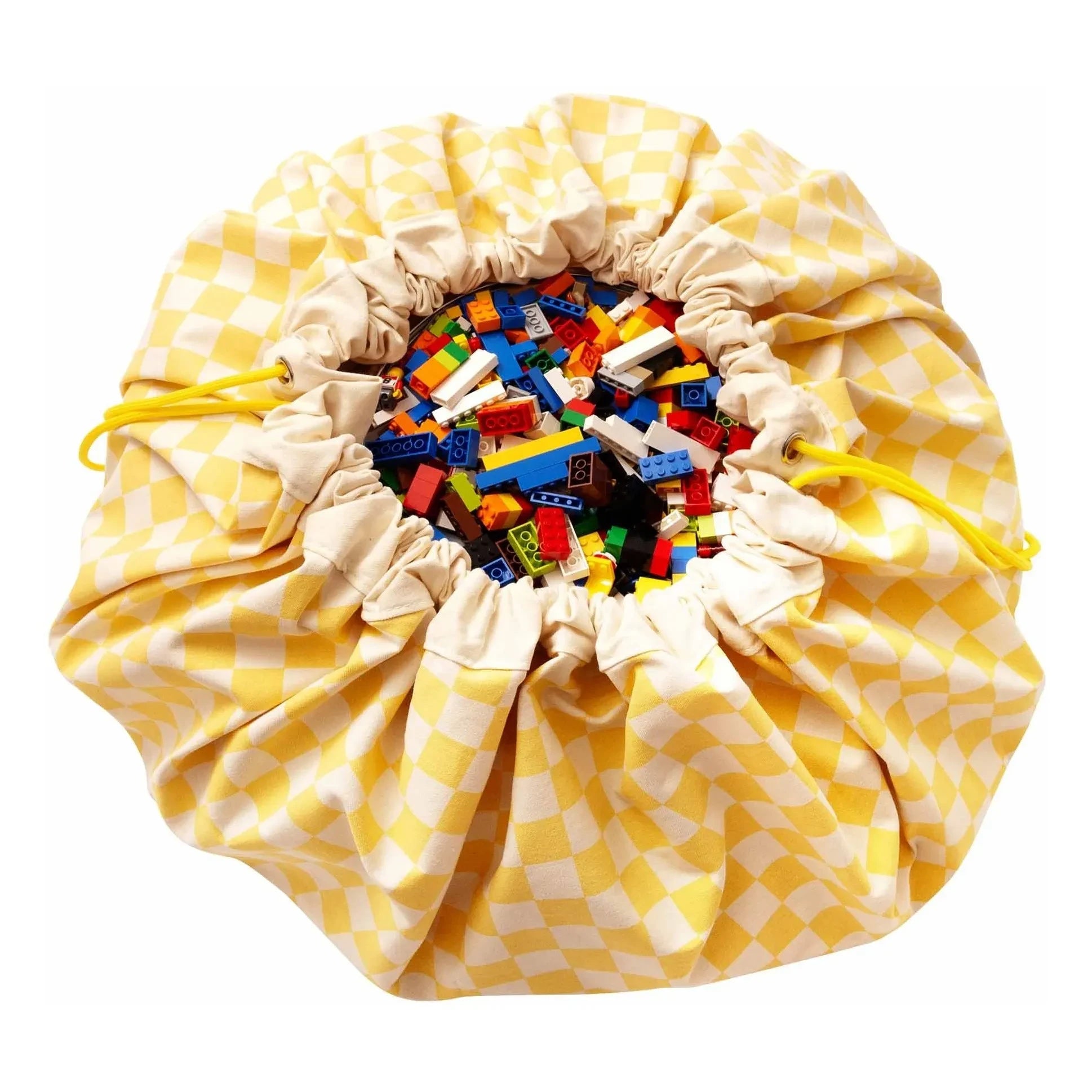 Play and Go - Noomad Bag / Play Mat - Vichy | Yellow