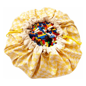 Play and Go - Noomad Bag / Play Mat - Vichy | Yellow