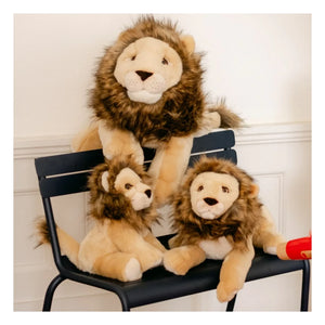 La Pelucherie - Melchior Lion Plush 30 cm | Beige