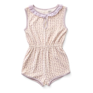 Soor Ploom - Combishort Club Fleurie Organic Cotton | Off White