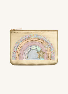Mimi & Lula - Dreamwish Rainbow clutch çanta | Altın