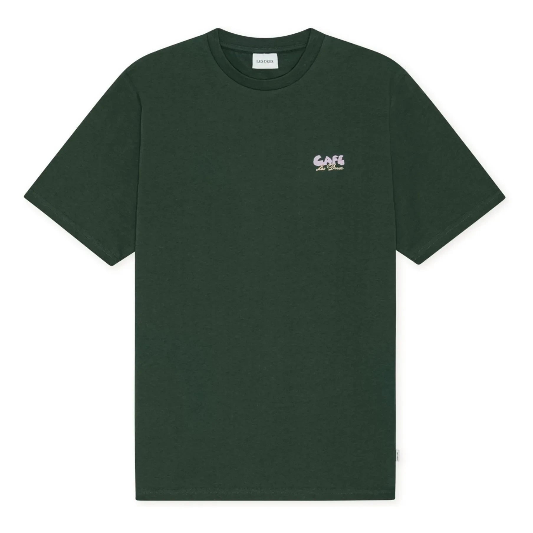 Les Deux - Café T-shirt | Dark green