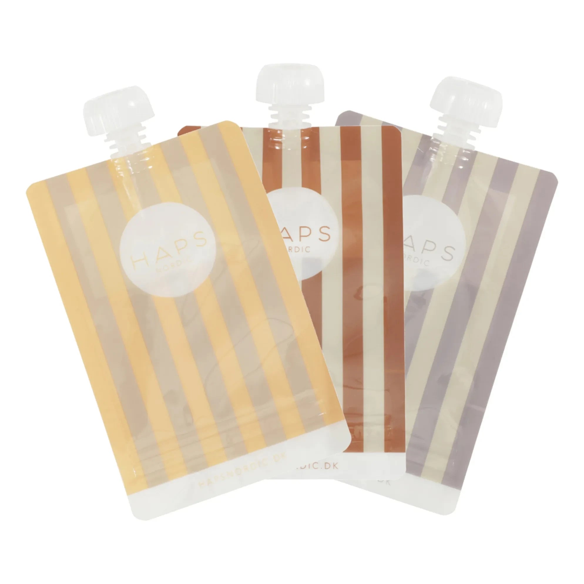 Haps Nordic - Reusable Bottles - 3-Piece Set | Beige