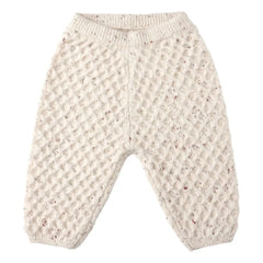 Rylee + Cru - Chiné Knit Pants | Ecru
