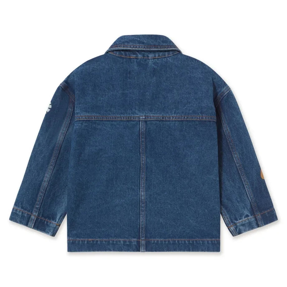 Tinycottons - Pommes Denim Ceket | Mavi