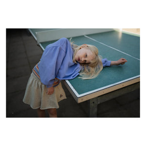 Repose AMS - Organic Cotton Logo Crop Sweatshirt | Lilac
