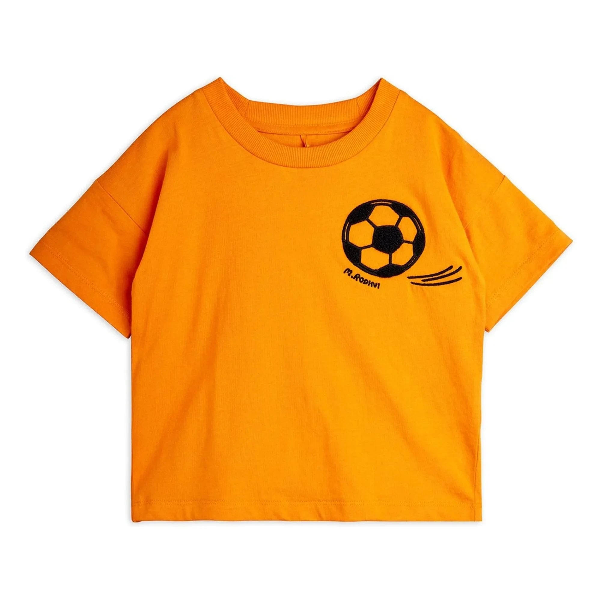 Mini Rodini - Football T-Shirt Organic Cotton | Orange