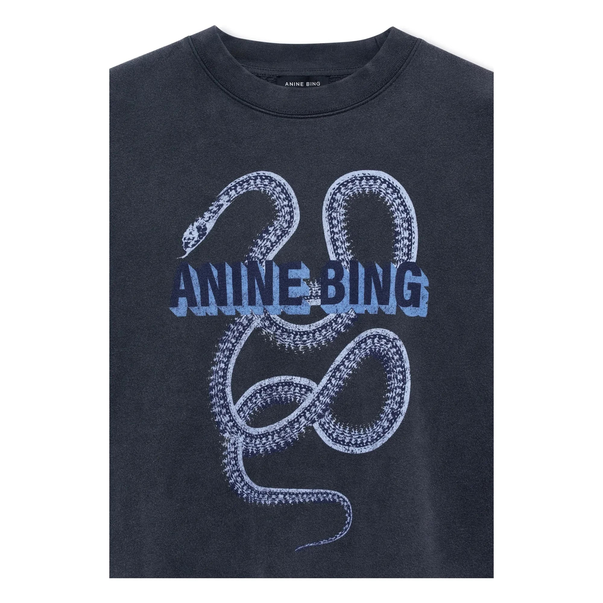 Anine Bing - Harvey Snake Sweatshirt | Black
