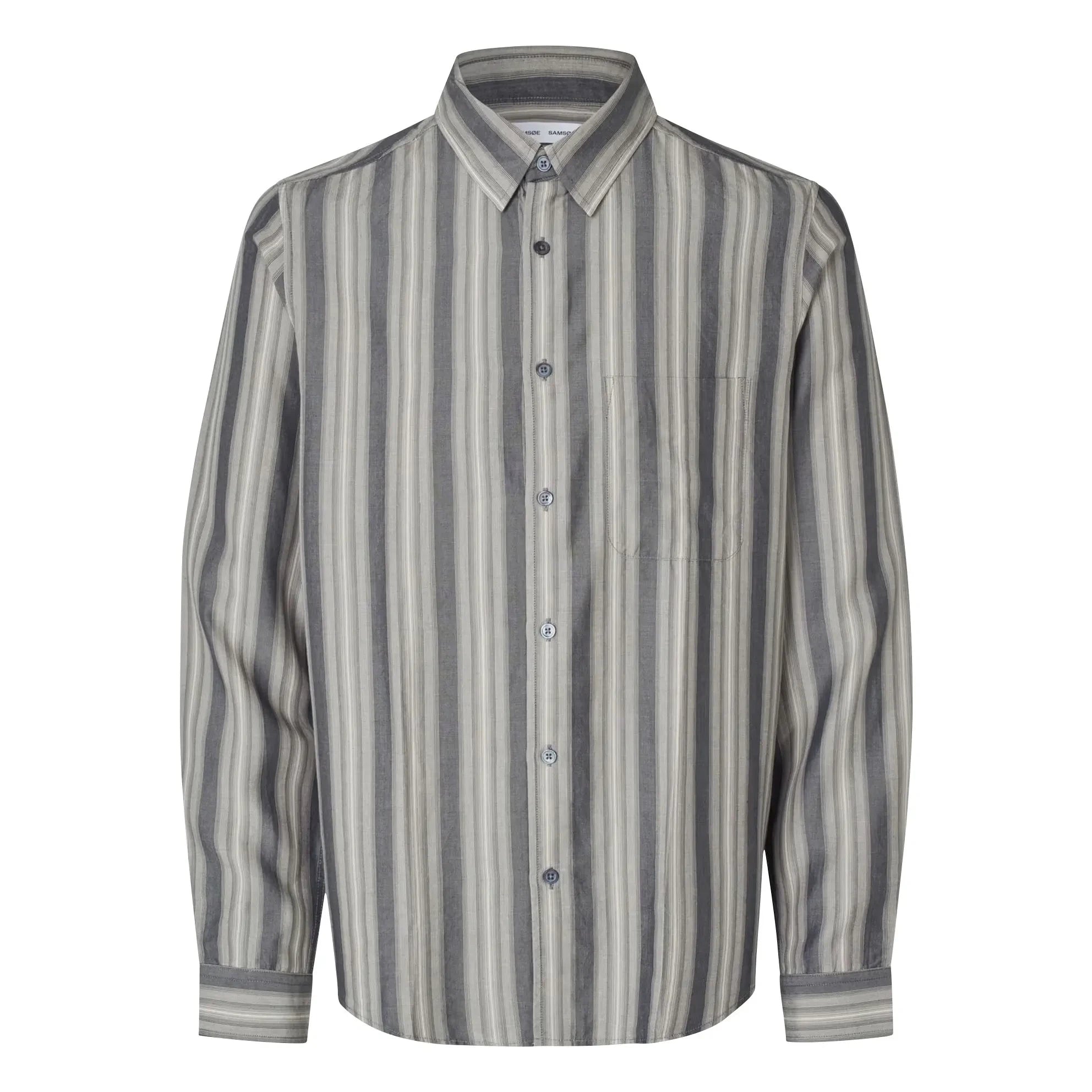 Samsoe Samsoe - Sayan Shirt | Gray-Green