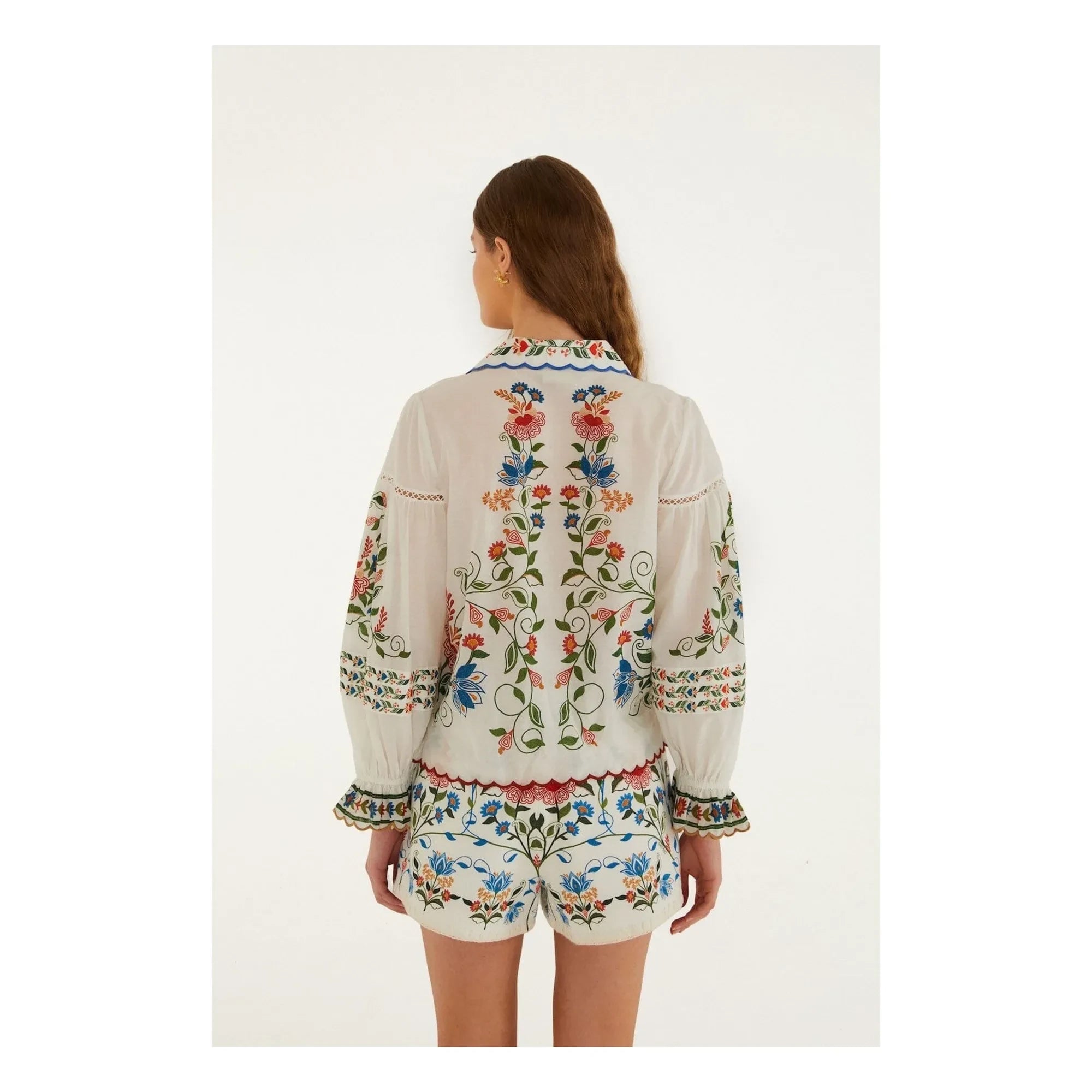Farm Rio - Short Fraga | White