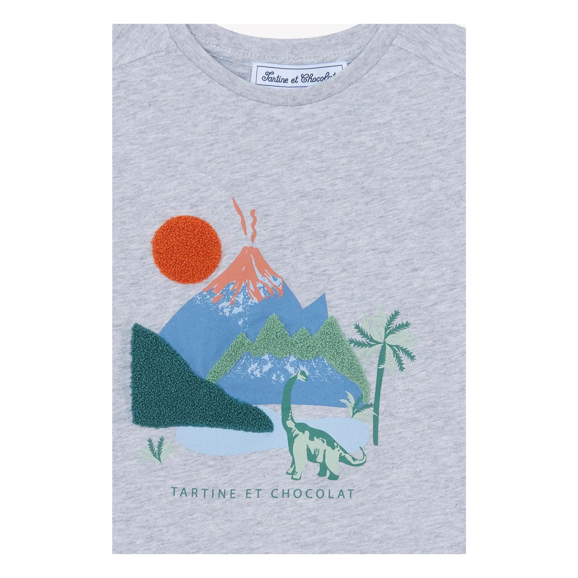 Tartine et Chocolat - Chiné Volcan T-shirt | Grey
