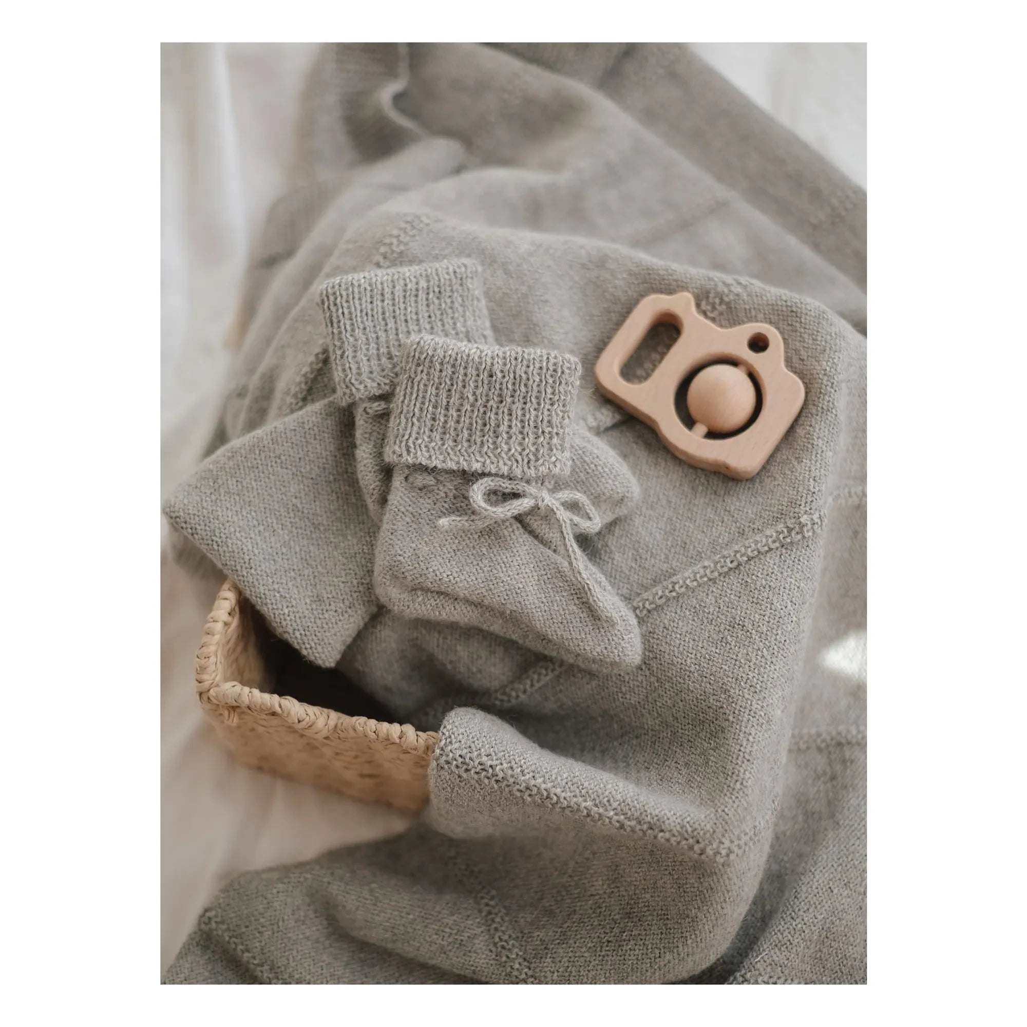 Main Sauvage - Alpaca Slippers | Gray