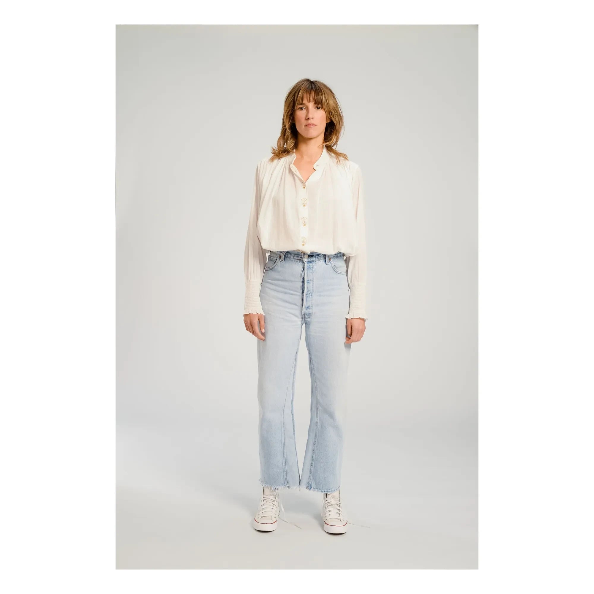 Virginie de Vinster - Santiago Blouse | White