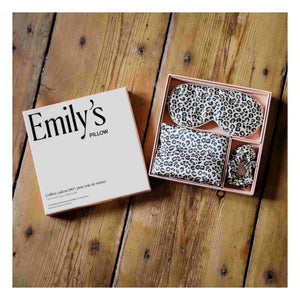 Emily's Pillow - Leopard Print Mulberry Silk Sleeping Set