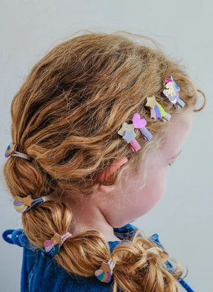 Mimi & Lula - 8'li Tek Boynuzlu At Toka Seti | Pembe