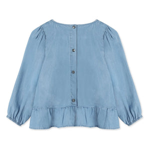 Fliink - Helene Tencel Blouse | Light Blue