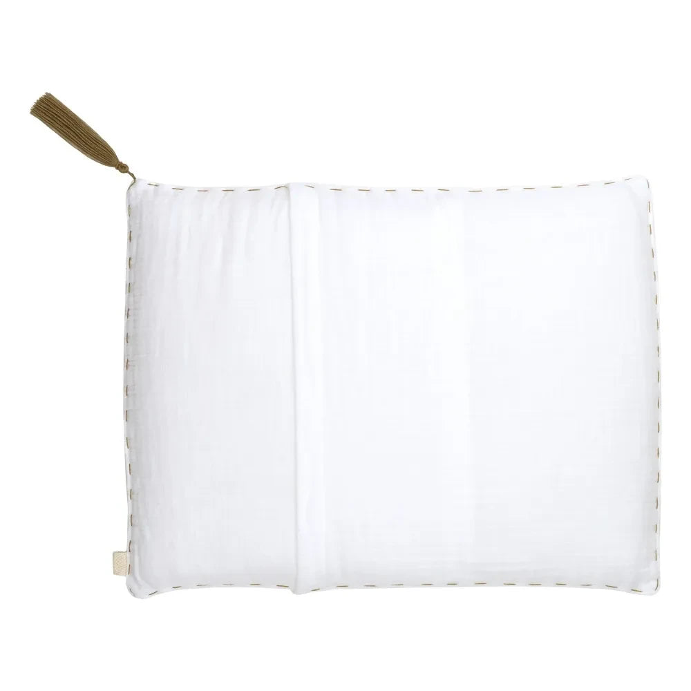 Numero 74 - Organic Cotton Cushion | White S001