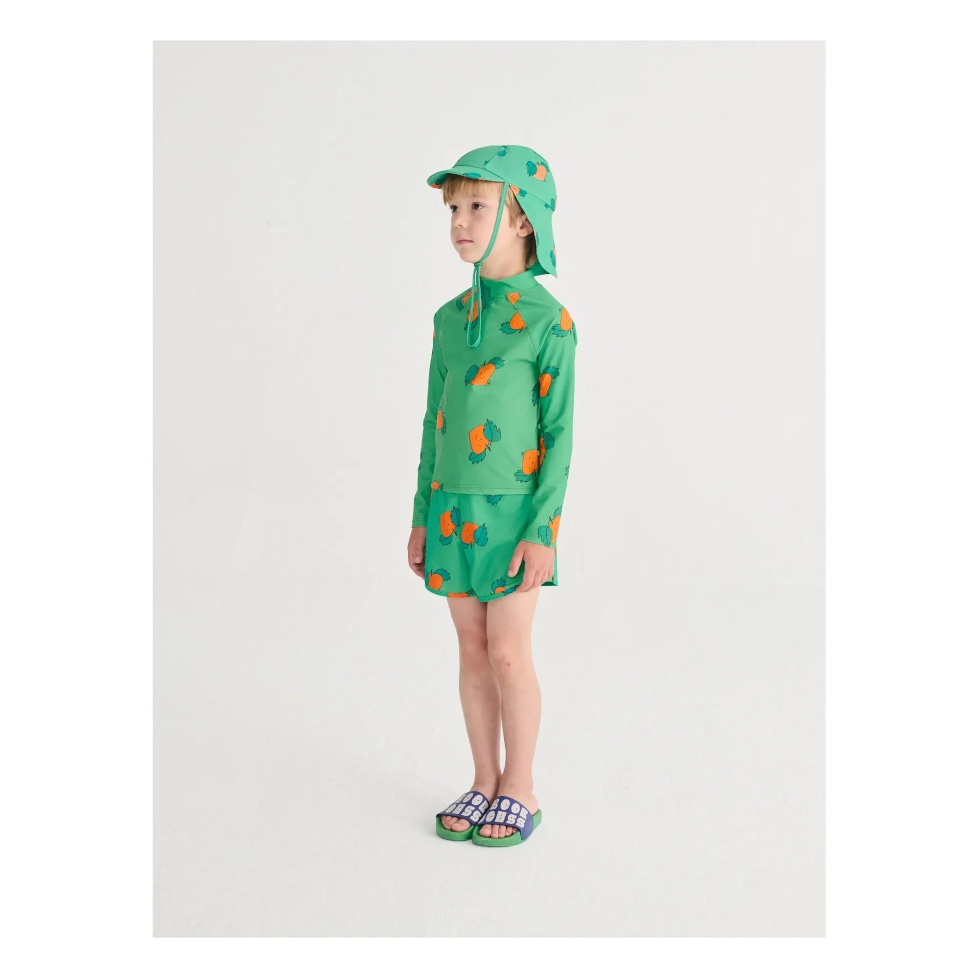 Bobo Choses - Orange Swimsuit Shorts | Green