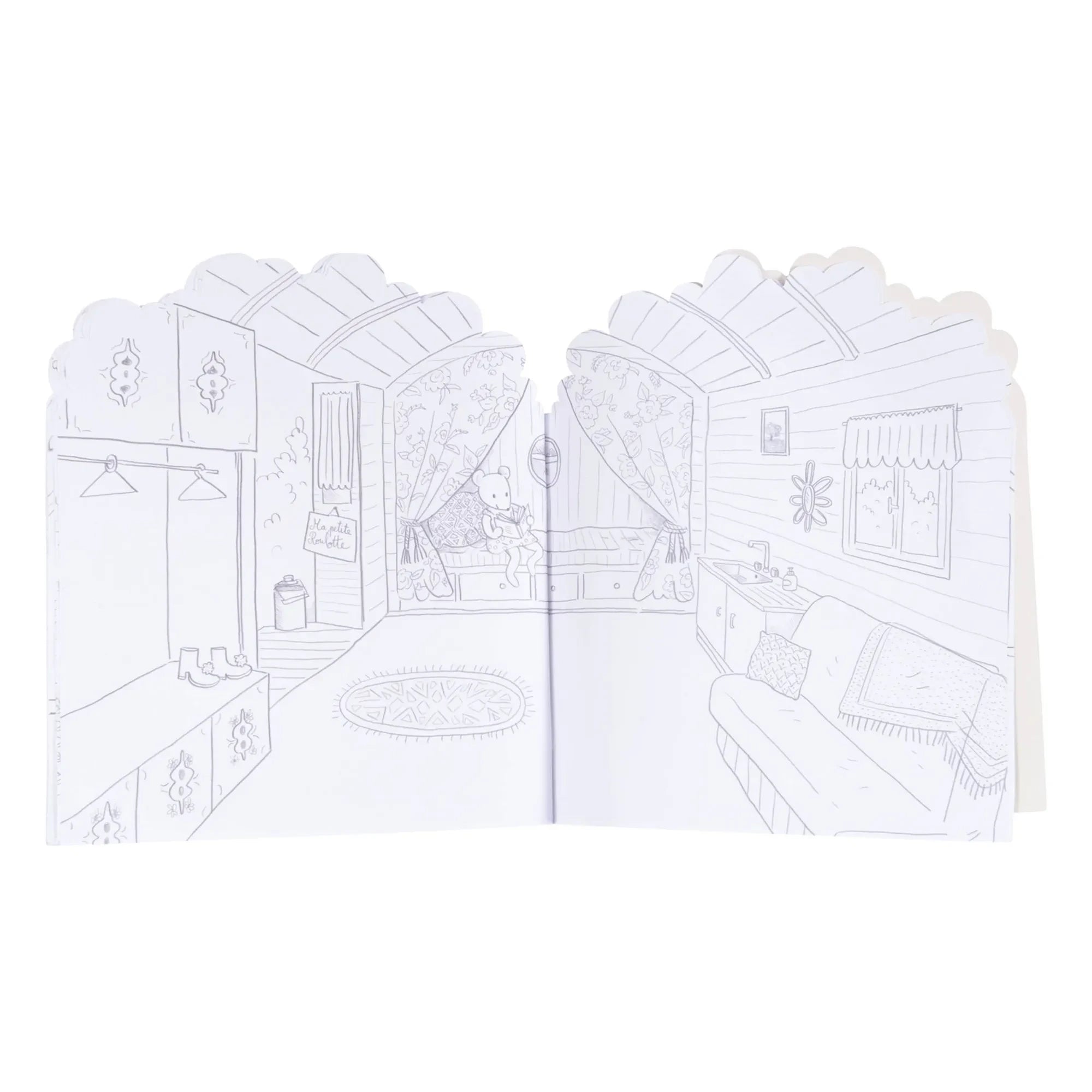 Moulin Roty - Sticker Notepad - Large Family