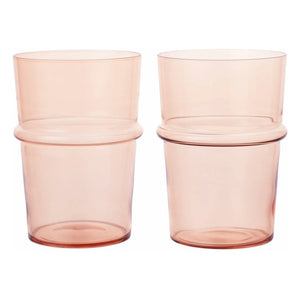 Ferm Living - Paint Glasses - Set of 2 | Framboise