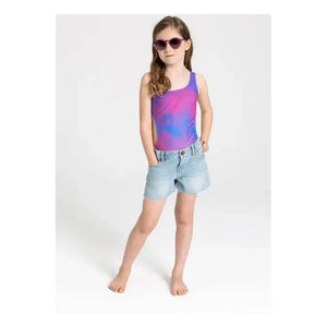 Finger in the Nose - Sia Asymmetric Swimsuit | Fluorescent Pink