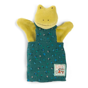 Moulin Roty - Frog Perlette Puppet | Green