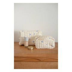 Soft Spot - Organic Cotton Blueberry Cosmetic Bag