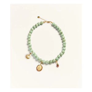 Palas - Escapade necklace | Green water