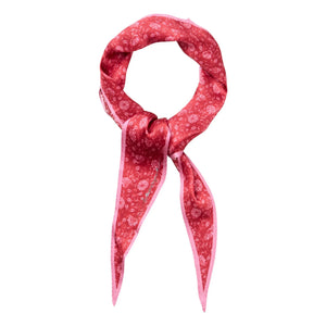Becksöndergaard - Asflora Diamond Silk Scarf | Red