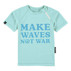 Beach & Bandits - Makes Waves Anti-UV T-Shirt Recycled Fibers | Light Blue